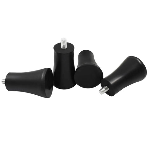 Kick Up The Look Of Your Couches And Tables With These Heavy Duty Rubber Furniture Leg Risers Standing Two Point Five Inches Tall For Rock Solid Stability Plus Anti Slip Pads Set Of 4 To Save Your Hardwood Floors, black rubber risers.