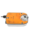 Top Shelf Damper Actuator With Proportional Integral Analog Control Valve Fitting LF24 Models, durable design, side view, quick install.