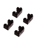 Fixed Block For Linear Guide Rail HG15 HG20 4 Pack Cross Roller Guide Block Black Position Locking Ring for rail sliders