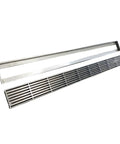Low Pro Stainless Steel Trench Drainage System With Durable Linear Drain Covers for driveways, patios, courtyards, and lawns