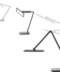 LED Desk Lamp With Large 7.4 Inch Panel Seamless Dimming Of Brightness And Color Temperature From 2700K To 6500K, adjustable angles