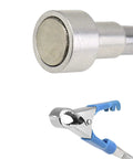 Torque Angle Gauge for Half Inch Drive Ratchet Wrench Sixteen And A Half Inch Flexible Arm Workhorse Heavy Duty Steel Build 360 Degree Dial With 2 Degree Increments Easy Torque Angle Tightening for Head Bolts and Precision Bolts, magnetic clamp close-up