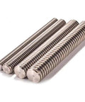 Beefy Heavy Duty T20 Leadscrew With 20mm Diameter Brass Nut Length From 100mm To 1000mm CNC And 3D Printing Ready Standard T20 Mount 8mm Lead 4 Start Smooth Precise Motion For DIY Machining, four threaded steel leadscrews