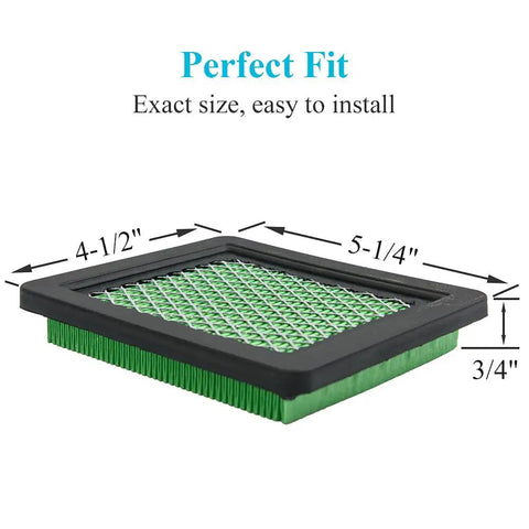 Honda GCV160 Air Filter Tune Up Kit With Spark Plug 17211-ZL8-023 showing dimensions of 4-1/2x5-1/4x3/4 inches