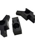 Upgrade Your V Core 3.1 3D Printer With This Full CNC Machined Z Axis Bed Arm Kit Featuring Sturdy Aluminum Alloy Construction, Premium POM Lead Screw Nut, And Smooth Decoupler Coupling For Epic Printing Action. black CNC Z axis bed arm kit parts