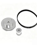 Check Out This Sweet 1 Pc 2 GT Timing Pulley Kit For Your 3D Printer Setup Featuring 20T And 40T Gears That Give A Cool 2 To 1 Speed Reduction With Smooth 6mm Belt Motion And Multi Bore Options Ranging From 3Mm Up To 12Mm To Fit Just Right Without. Aluminum alloy 2GT timing pulley kit with 6mm belt and two pulleys for 3D printer speed reduction