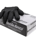 Heavy Duty Black Nitrile Work Gloves Provide Killer Snag Resistant Grip Ideal For Auto Garages Or Busy Kitchens Latex Free Powder Free protective gear in a box of 100 extra large