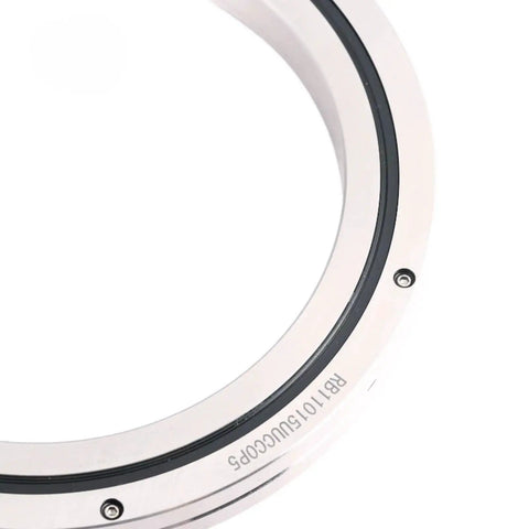 Top Shelf 30x55x10mm Crossed Roller Bearing Rb3010 Fully Sealed C0 Clearance close-up showing double seal design and steel alloy.