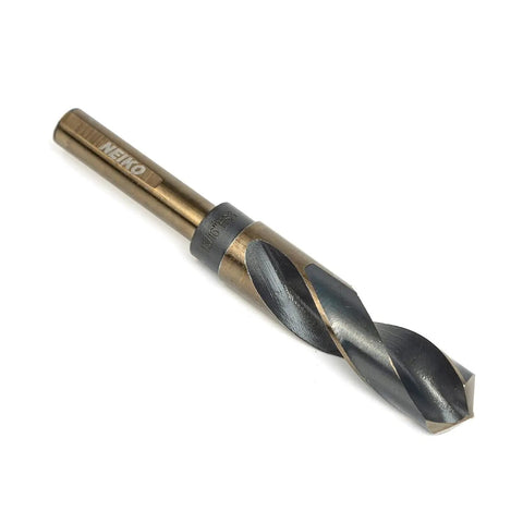 Beefy 13/16 Inch Drill Bit for Metal With 1/2 Inch Shank, 135 Degree Split Point, High Speed Steel, HSS Drill Bit for Metals Wood Plastics and Composites, Fast Cutting, Long Lasting, Silver Finish
