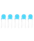 High Voltage Ceramic Disc Capacitors Set 20 Kv 1000 Pf Pro Grade HV Cap Kit For Uhf Instruments X Ray Machines And Electrostatic Generators Five Pieces Ships Worldwide, five blue ceramic discs