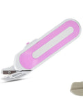 No Sweat Cordless Electric Scissors That Slays Through Heavy Fabric And Leather With Ergonomic Handle and Safety Guard for Reliable Sewing and Workshop Upgrades Now, pink ergonomic design.