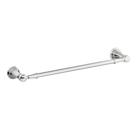 Weymouth 24-Inch Single Towel Bar In Chrome, Durable Chrome Finish, Easy-Access Towel Holder For Bathroom, Classic Design That Fits Any Decor