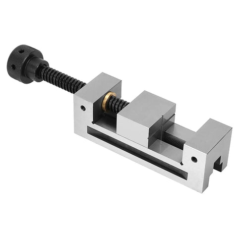 Heavy-Duty Industrial Machine Vise With Steady Clamping, 20CrMoTi steel, compact design for CNC milling and grinding operations.
