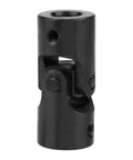 Motor Shaft Coupling Universal Joint Connector U Joint Coupler 12mm ID 24mm OD Heavy Duty Metal Linkage For CNC Robots And DIY Projects Versatile Shaft Coupler black metal universal joint with set screws