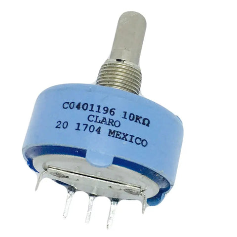 10K Ohm Resistive Optical Industrial Motion Position Sensor, Rock Solid Industrial Grade Position Feedback Device For Automation, Robotics, CNC And Control Systems; blue rotary sensor