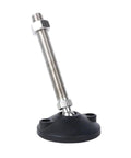 Smooth Operator Universal Adjustable Furniture Leveling Foot With M8 To M24 Threads heavy duty carbon steel base with nylon glide pads