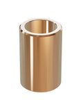 Heavy Duty Cast Brass Wrapped Oilless Sleeve Bearing 3 By 8 Inch Bore With 1 By 2 Inch Outer Diameter And 3 By 4 Inch Length For Tough Machinery