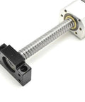 Top Shelf C5 SFU2005 Ball Screw Kit Matched With Solid BK And BF Housing Brackets To Drive Butter Smooth 3D Printer Mods And Beefy CNC Routers While Keeping Setup Dead Simple At 1600mm Length.