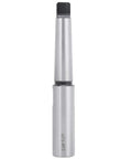 Front view of MT3-MT2 Morse taper reducing adapter; metal drill sleeve extension for lathe and milling