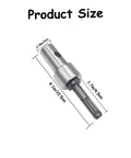 Round Shank Garden Auger Drill Adapter For SDS Plus And SDS Rotary Hammer Drills dimensions with round handle.