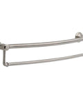 Traditional 24 Inch Stainless Towel Bar That Doubles As Assist Bar, shown with mounting hardware included for bath safety use.