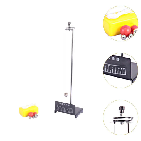 Pendulum Experiment Kit For Classroom Physics, Durable Iron Base With Ball, Kid Friendly Teaching Tool For Primary School Science