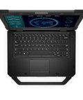 Ride Out Your Daily Hustle With Certified Renewed Latitude 5420 Rugged Laptop showing top view with keyboard and display.