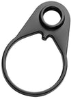 Close-up of black rugged sling mount from Two Point And Traditional Sling Mounts Two Pack Black Rugged Durable All Weather Design With Universal Compatibility