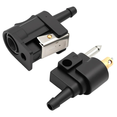 1/4 Inches 6mm Barb Female Fuel Line Quick Connector and 1/4 Inches 6mm Barb Male Fuel Line Connector for Yamaha Outboard Motor