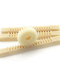 1.5 Module Nylon Gear Rack, 15mm Wide, 200mm Or 500mm Long, Plastic Linear Pinion Rack For Precision Machinery, Smooth Motion, Durable Cylindrical Drive Gear System, nylon gear rack with matching pinion