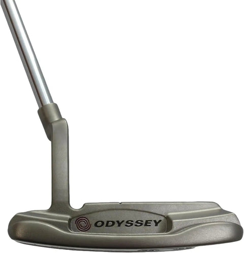 Odyssey White Hot putter from Complete 2024 Golf Set With Ti Driver 3 Wood Hybrid Irons 6 Through PW SW Odyssey White Hot Putter Stand Bag Stiff Shaft Flex Ideal For Mid Handicappers Who Seek Consistency Distance And All In One Performance.