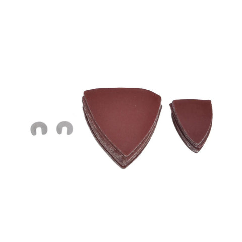 Sanding pads from Storage Case 81-Piece Oscillating Saw Blade Kit With High Carbon Steel Multitool Blades Sanding Pads And Sand Papers