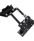 Heavy Duty Coffee Table Lifting Frame With Retractable Hydraulic Lifter Space Saving Rack For Seamless Living Room Upgrades black metal installation hardware.