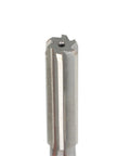 Close-up of a single HSS reamer from 10pc HSS Chucking Reamer Set With Straight Flute And Straight Shank For Lathe Machines