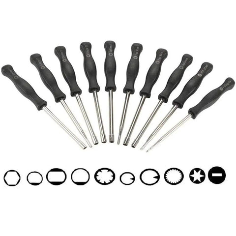 Carburetor Adjustment Tool Screwdriver Kit Pack Of 10 For 2 Cycle Small Engine Trimmers Chainsaws And Leaf Blowers With Wide Compatibility