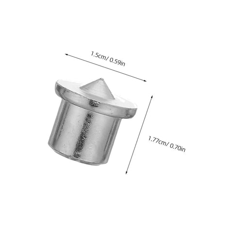 16 Pack Woodworking Dowel Center Pins Iron Construction Easy To Use In Confined Areas Silver Drill Hole Transfer Marker