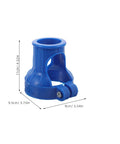 Blue plastic Valve Protector Caps For Oxygen Cylinders 10 Pack Must Have Durable Plastic Safety Covers For Gas Cylinders Scuba
