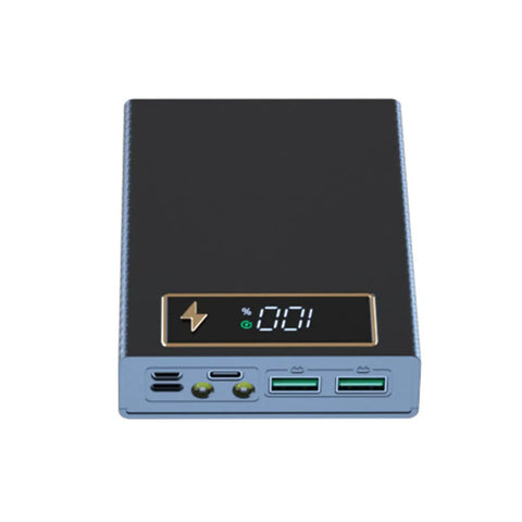 Top Shelf Digital Display 18650 Battery Holder Box With Fast Charge Circuitry Heavy Duty Diy storage case with LCD panel.