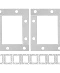 100 Pcs Silver L Shaped Corner Brackets For Drawers And Cabinets, Built Tough Heavy Duty Metal Connectors For DIY Woodworking