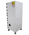 Industrial Pulse Dust Collector With PTFE Filter For 0.3 Micron Dust And 99.8 Percent Efficiency, mobile unit on wheels.