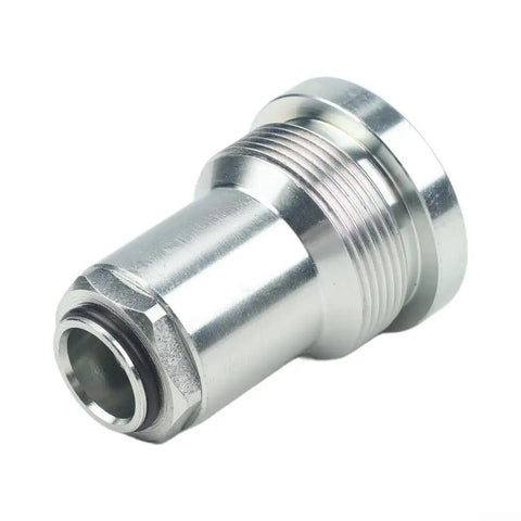 Heavy Duty Hydraulic Quick Coupler Plug Fits Tractors and Farm Equipment 0004 044 Series 16 UNF Female 6 Points Zero Tools Needed Plug and Play Style Easy Swap Setup for Yard Work or Heavy Lifts Fast Performance No Worries Just Get It Done. silver 16 UNF female hydraulic coupler plug