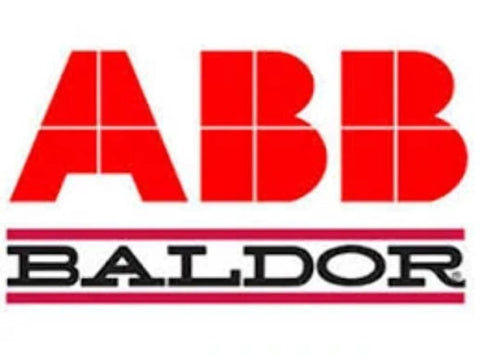 Logo of ABB Baldor, manufacturer of industrial motors and drives.
