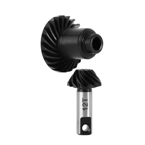 Overdrive Helical Gear Set 12T 22T For TRX4M Front And Rear Axles In 1 18 RC Crawler, CNC Machined 20CrMo Alloy Steel
