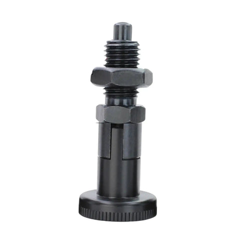 Heavy Duty Spring Knob With Carbon Steel Plunger For Precise Positioning On Mechanical Devices M10X1.0 Self Locking Threaded Locking Pin And Indexing Pin Accessory Built Tough For Stable Rotation And Reliable Locking