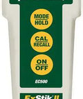 Waterproof ExStik II pH and Conductivity Meter With All In One Electrode, digital display, green and cream body