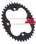 38 Tooth Steel Rear Sprocket For Motorcycles Durable Alloy Gear For Street And Off Road Bikes Fits Most Models Long Lasting Chain Life Beefs Up Your Ride With Reliable Performance