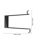 Heavy Duty Stainless Steel Torsion Spring Set For Trash Can Lid Replacement Auto Return Flip Mechanism Upgrade Repair Kit For Home And Industrial Use Sturdy Small Metal Springs, 9.8cm x 8.5cm