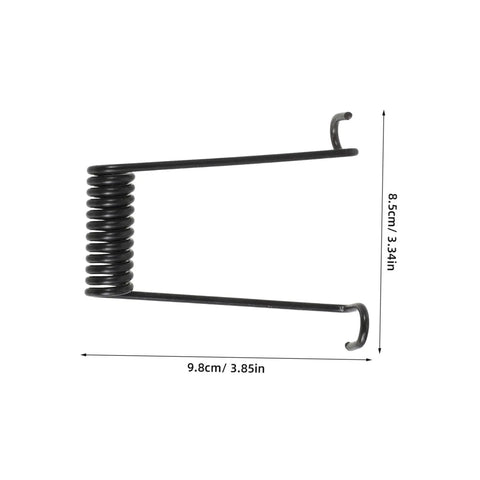 Heavy Duty Stainless Steel Torsion Spring Set For Trash Can Lid Replacement Auto Return Flip Mechanism Upgrade Repair Kit For Home And Industrial Use Sturdy Small Metal Springs, 9.8cm x 8.5cm