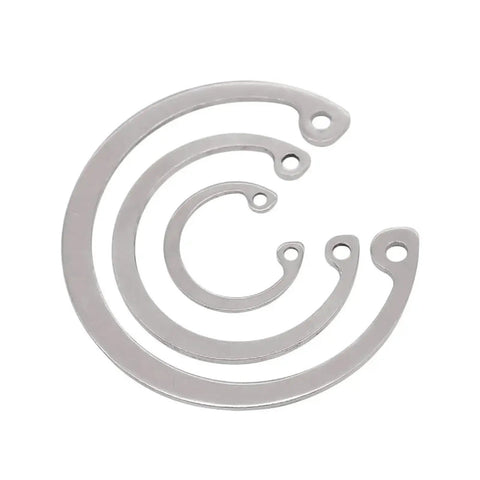 Retaining Ring M78 To M150, 304 Stainless Steel C Type Internal Circlip Retaining Clip Snap Ring Clamp Spring, M120 displayed