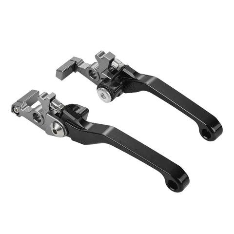 Foldable CNC Pivot Electric Dirt Bike Brake Clutch Lever For Tuttio Tutti Soleil 01 Ebike, Adjustable Reach For Maximum Comfort, Ergonomic Grip, Easy Install, Durable Black Finish, Smooth Shifting, Responsive Braking